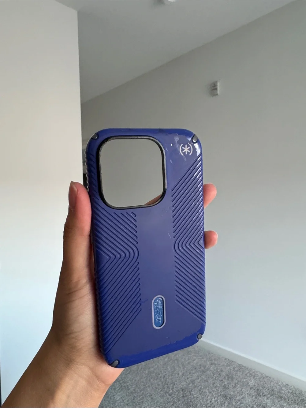 speck Presidio2 Grip Case for iPhone 15 Pro Max - Deep Blue/ purple